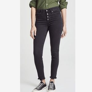 Madewell High Rise Black Jeans